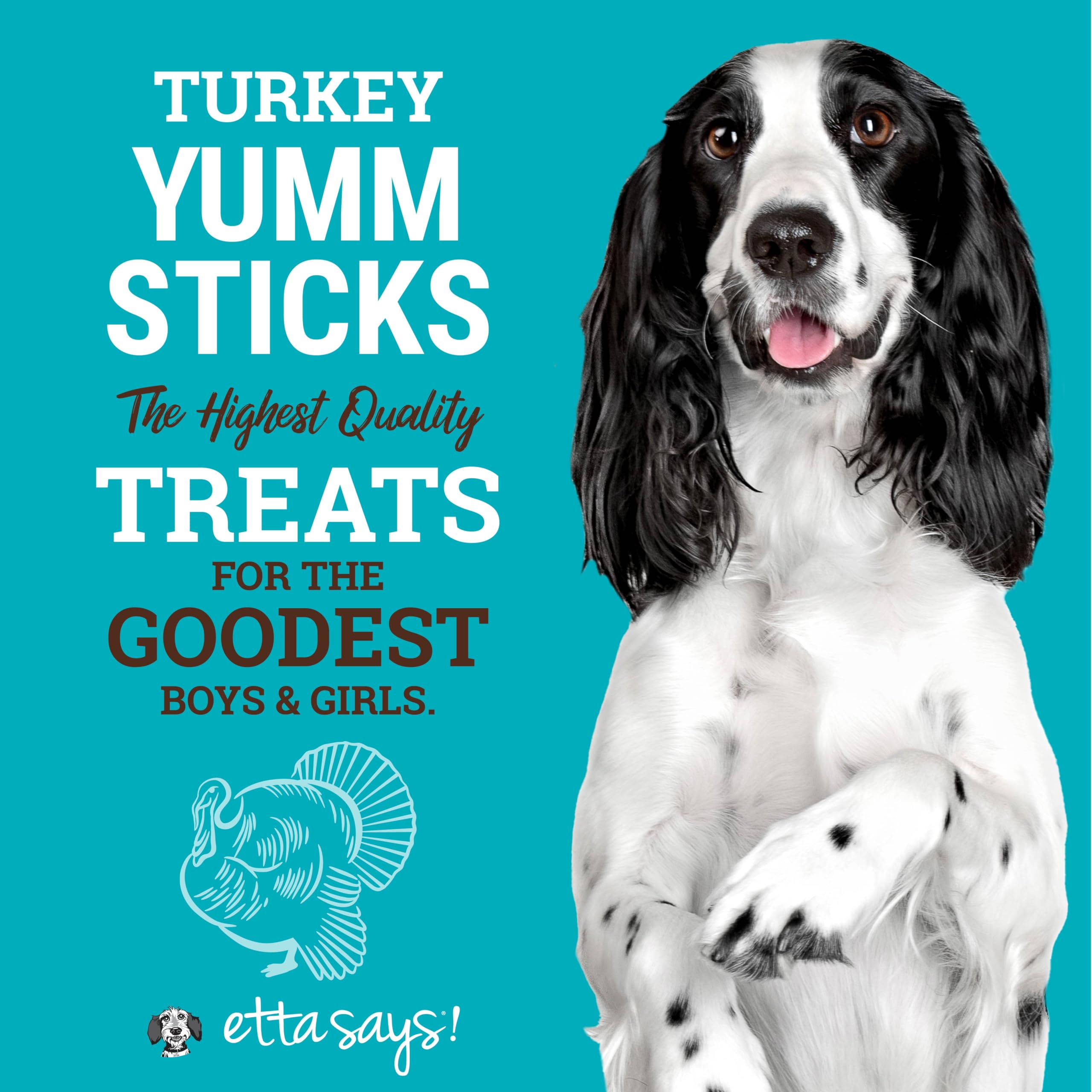 etta says! Yumm Sticks: tiras de pavo reales para entrenamiento suave
