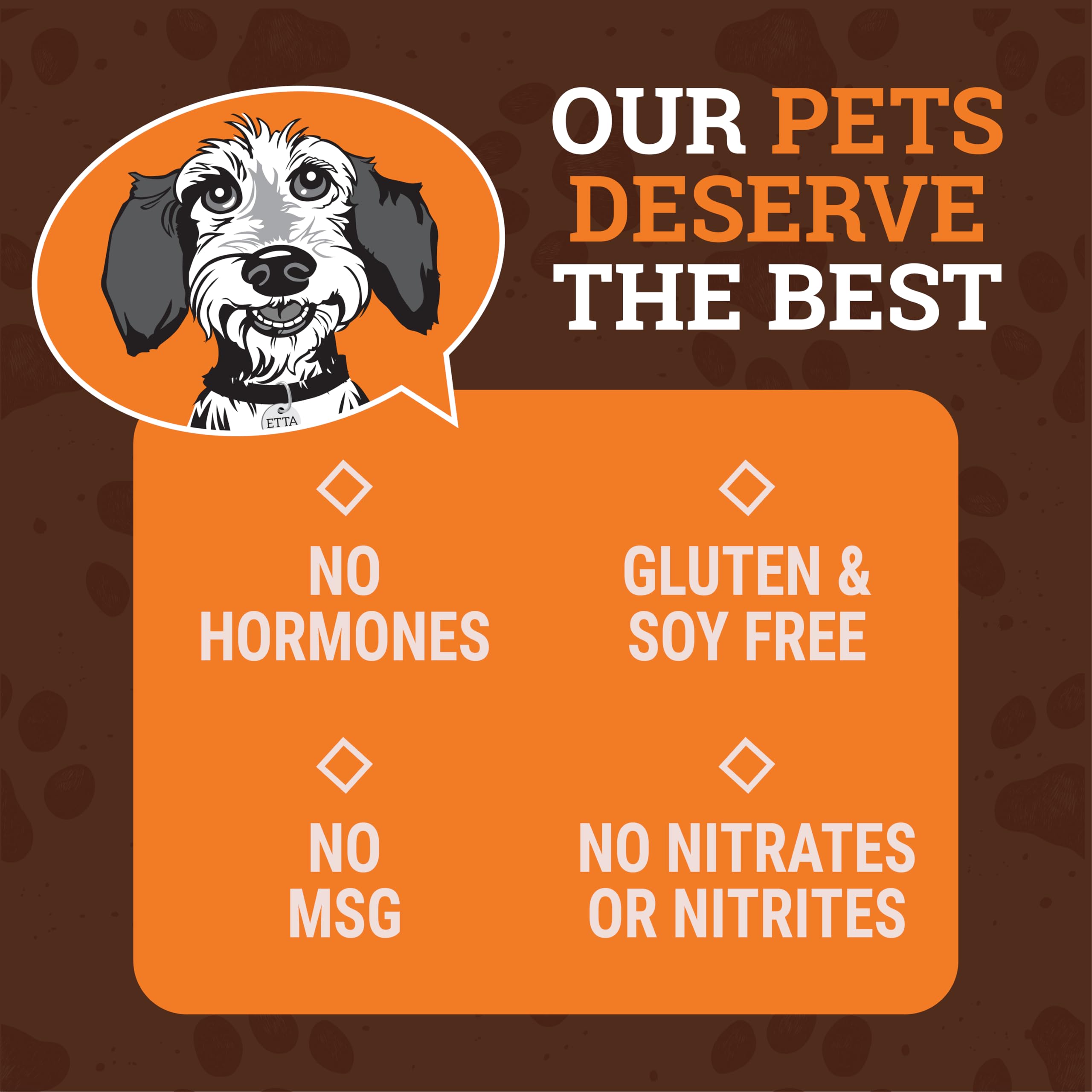 etta says! Yumm Sticks uso para entrenamiento, trozos fáciles de dividir para refuerzos.