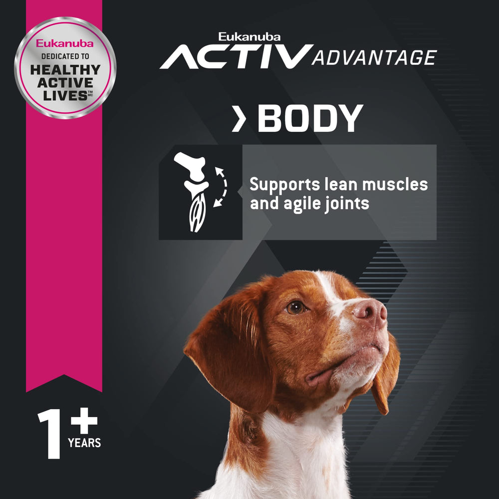 Eukanuba Alimento Seco para Perro Mediano aporta energía concentrada para perros activos