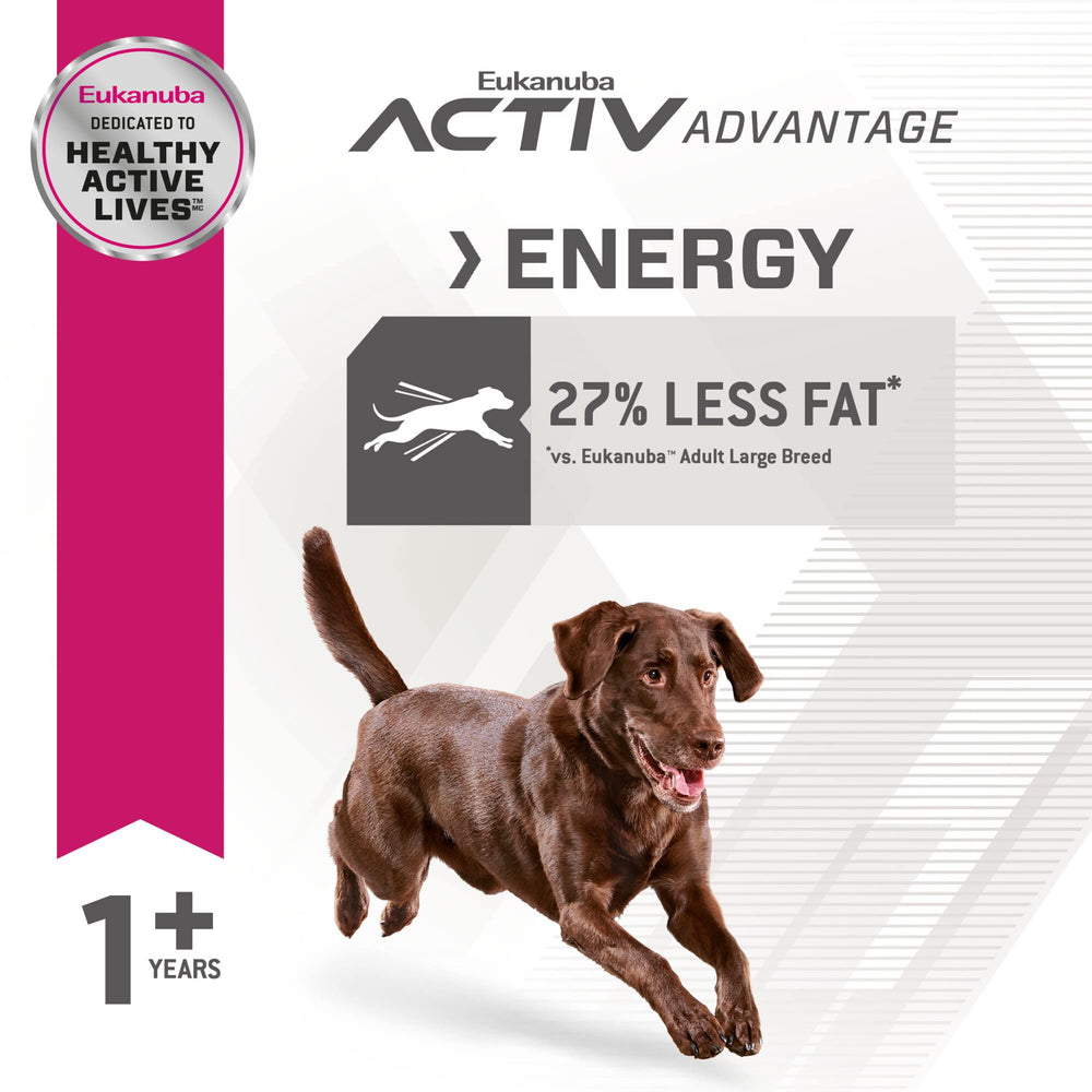 Proteína principal pollo en Eukanuba Fit Body grande para energía diaria.