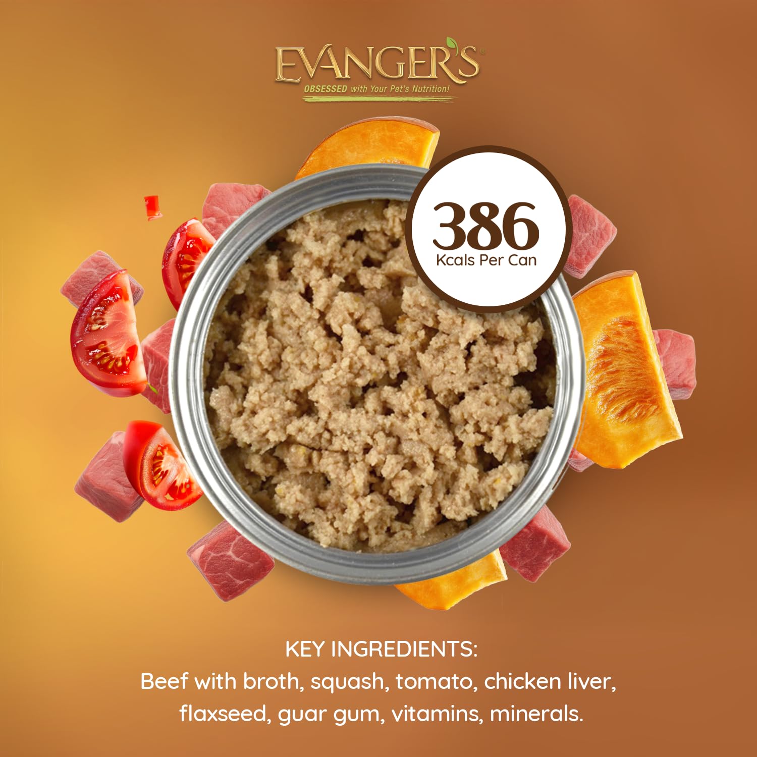 Fórmula sin granos de Evanger's para dietas sensibles.