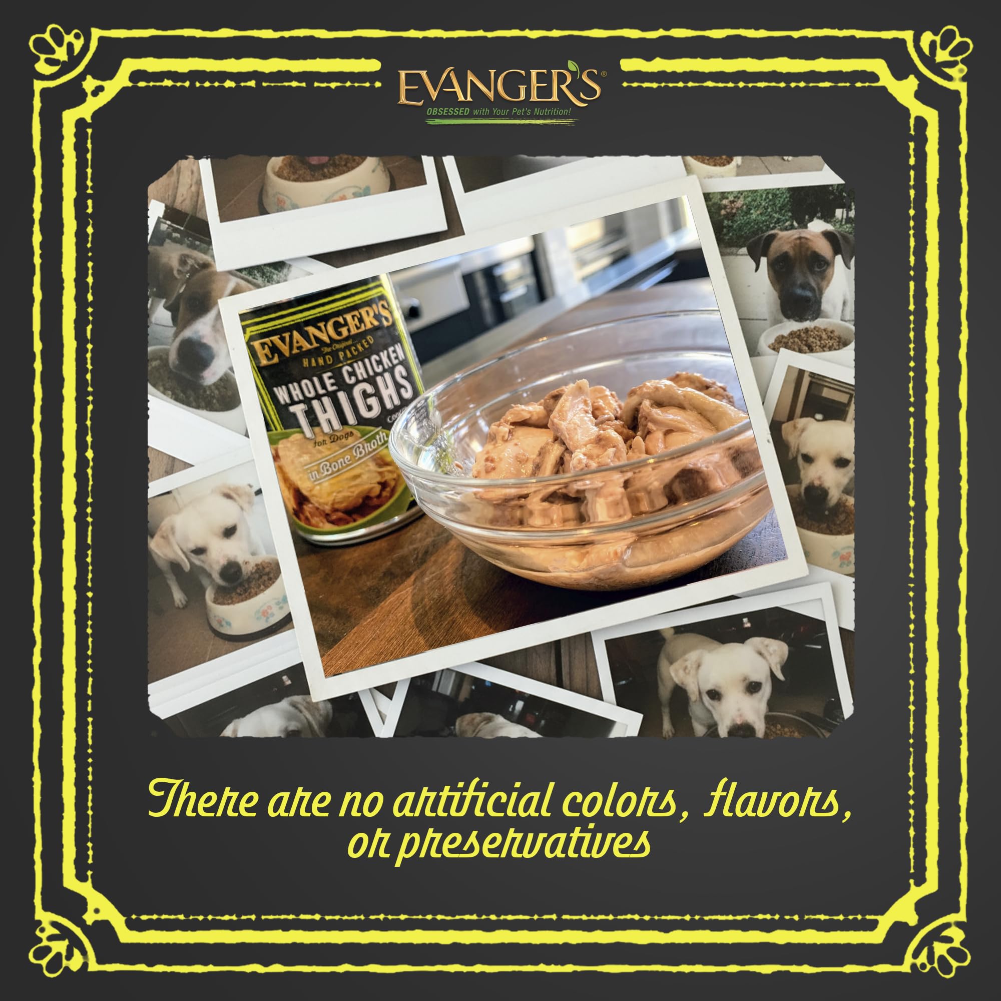 Evanger's Heritage Classics: proteína única de pollo, opción apta para dietas simples.