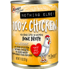 Evanger's Pollo único: envase sellado mantiene frescura y nutrientes sin necesidad de agua añadida.
