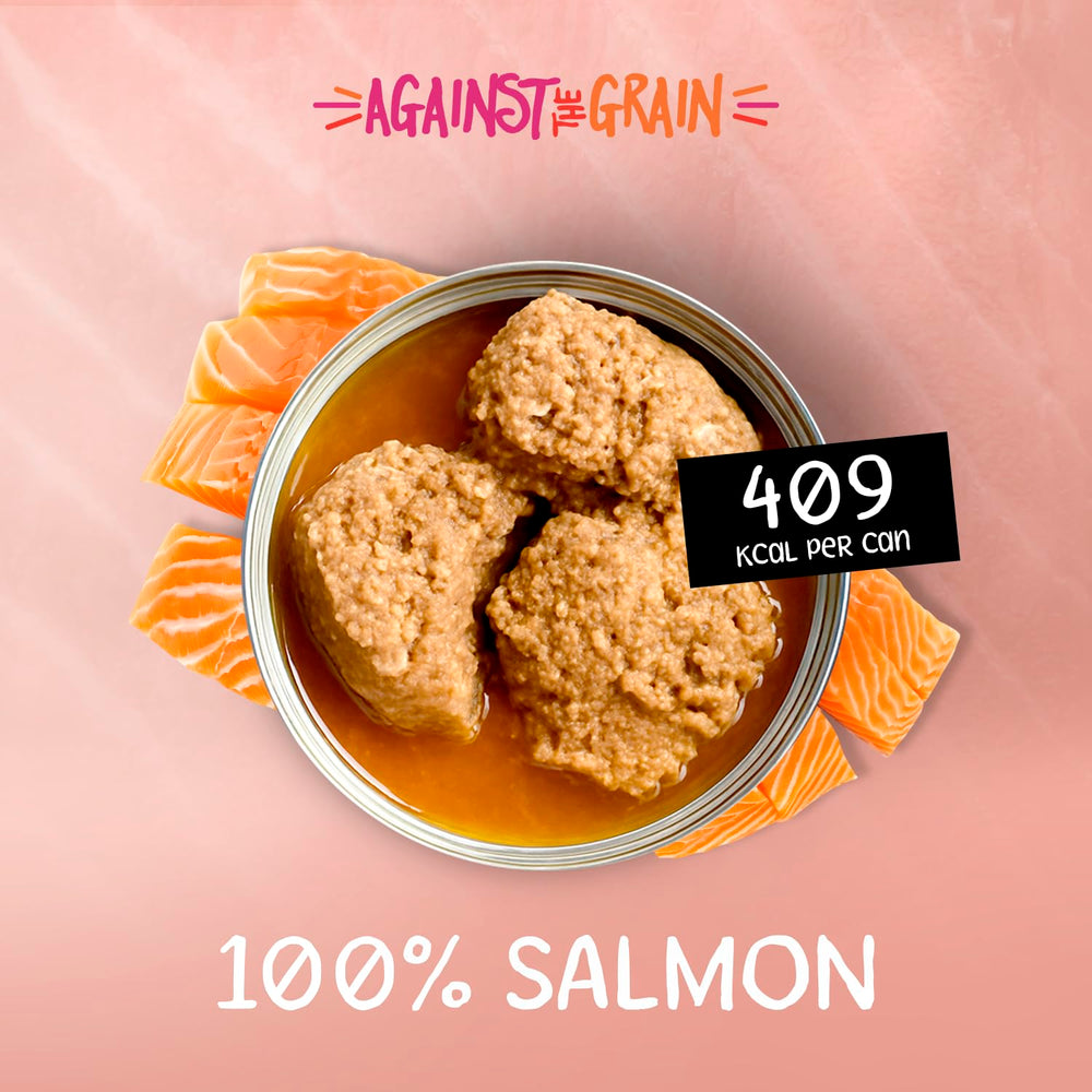 Evanger's salmón, apto para todas las edades, facilidad para la dieta.