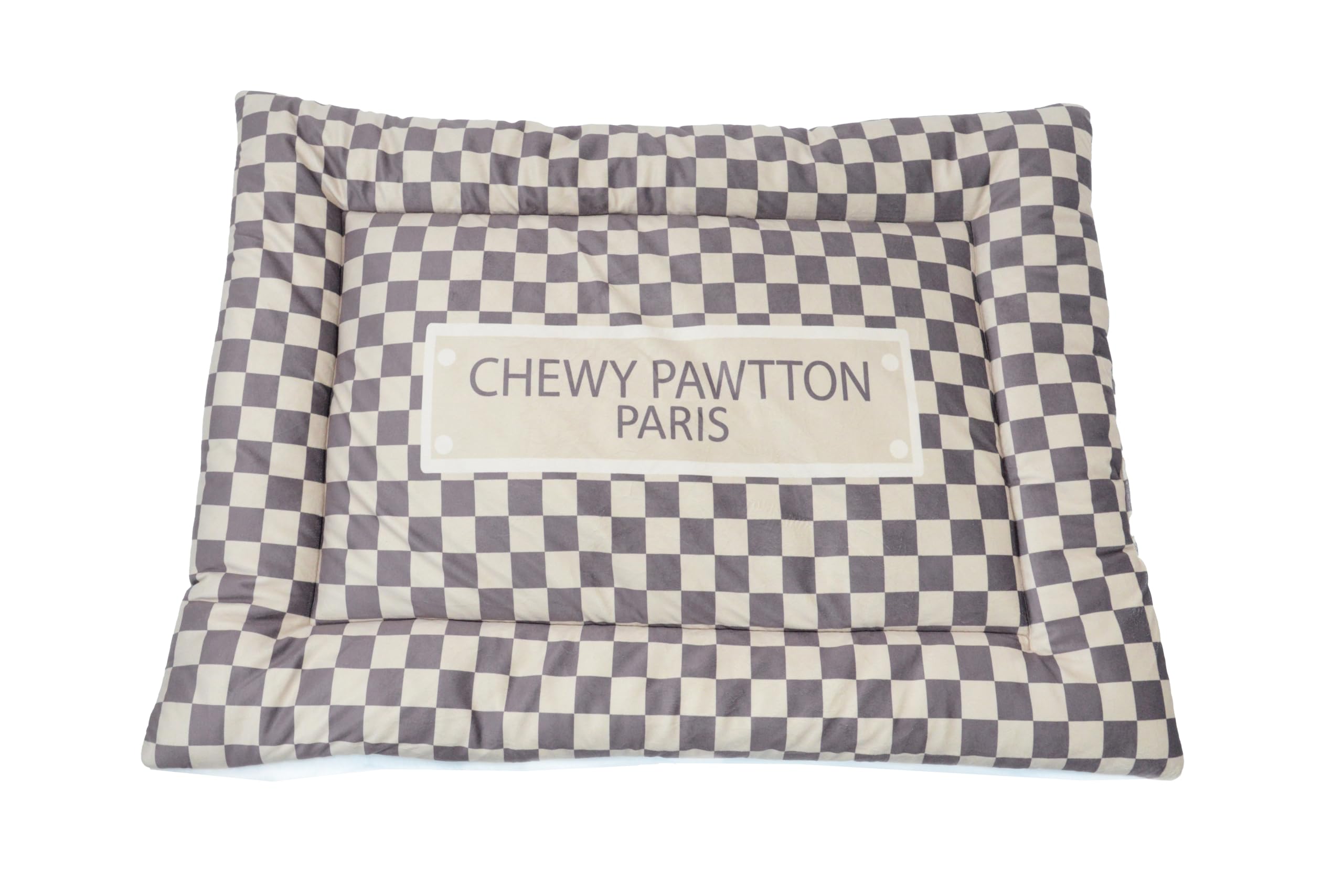 Everything Chic Chewy Pawtton colchon perro reversible lujo para descanso cómodo y diario