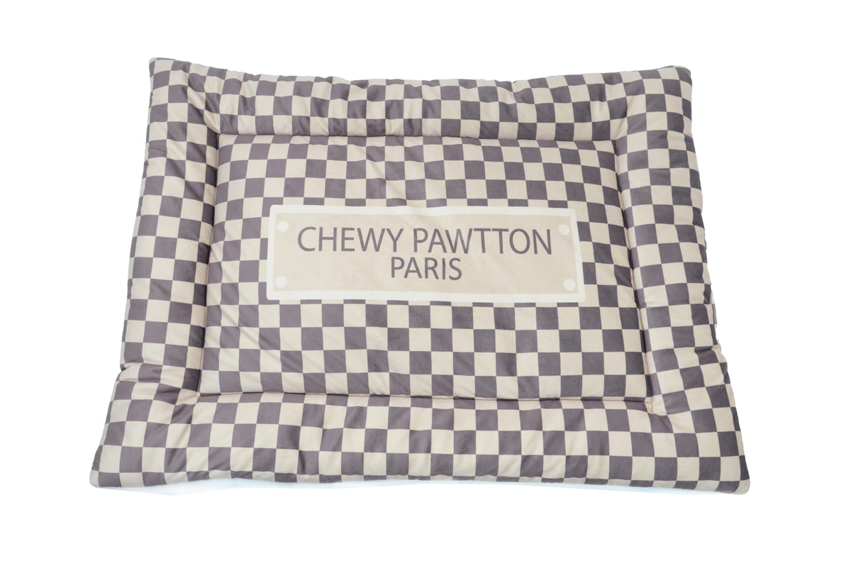 Everything Chic Chewy Pawtton colchon perro reversible lujo para descanso cómodo y diario