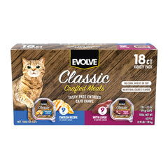 Evolve Gatos Hígado 3oz: porción jugosa para la ingesta diaria.