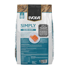 Evolve salmón: servicio en plato para una experiencia de alimentación agradable.