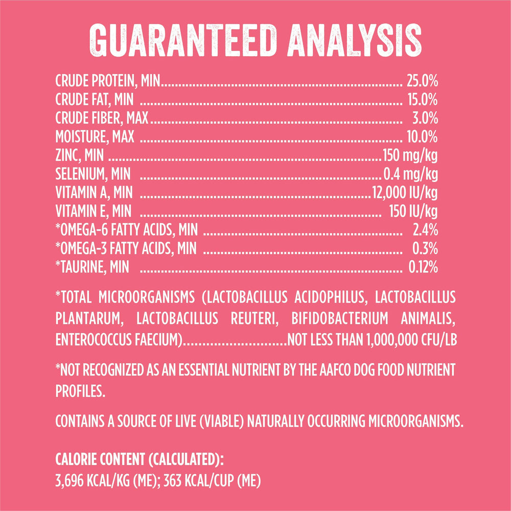 Evolve salmon ingredientes eeuu y canada con trazabilidad.
