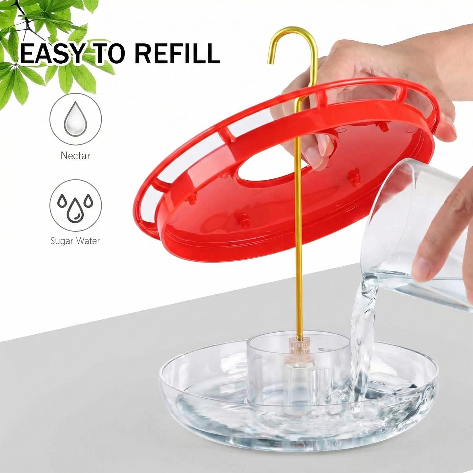 eWonLife bebedero colibrí boquillas de 2 mm para evitar intrusiones