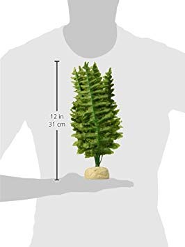 Exo Terra Boston Fern, base pesada estable, ofrece fijación segura y montaje sencillo.