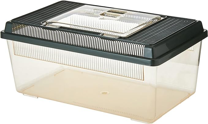 Exo Terra Faunarium Flat Home: puerta transparente para acceso fácil durante la limpieza.