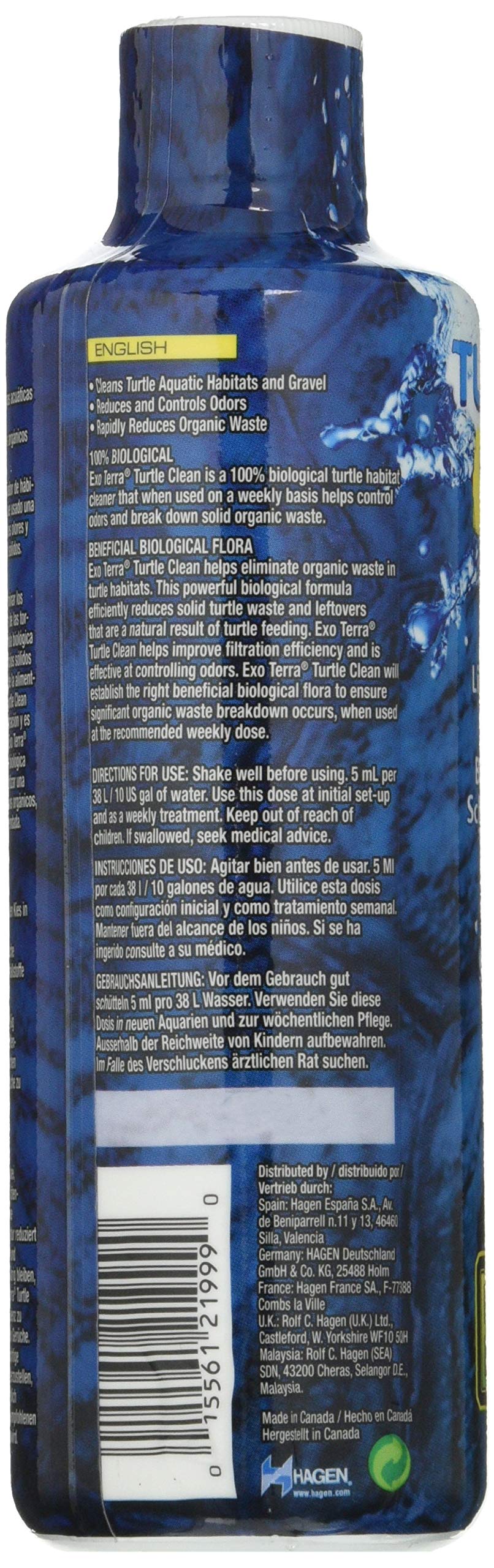 Exo Terra Turtle Clean control de olores en el hábitat