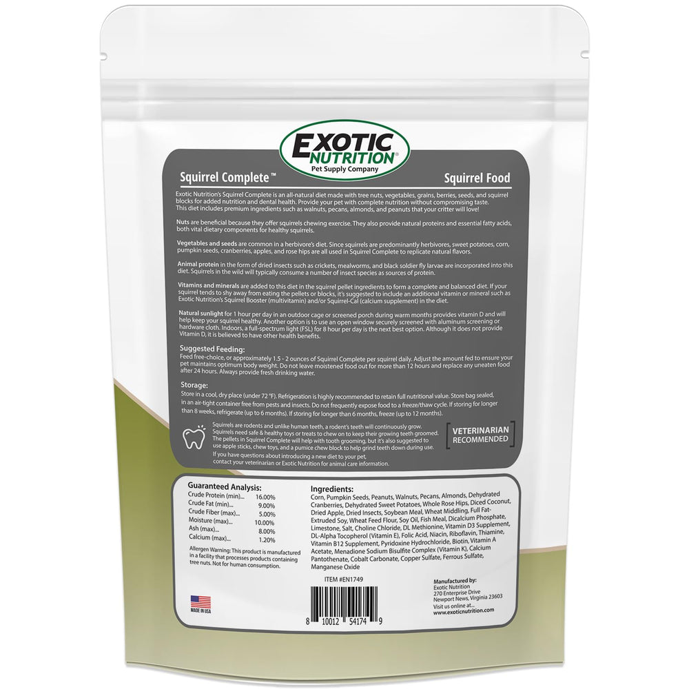 Conservación: refrigerar para conservar la frescura de Exotic Nutrition Completo