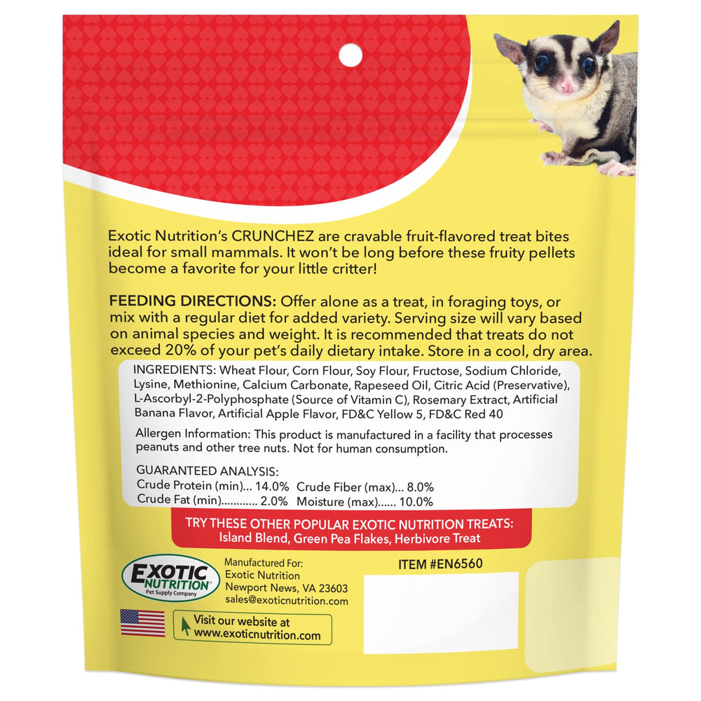 Exotic Nutrition Crunchez bocado para fortalecer el vínculo con tu mascota.
