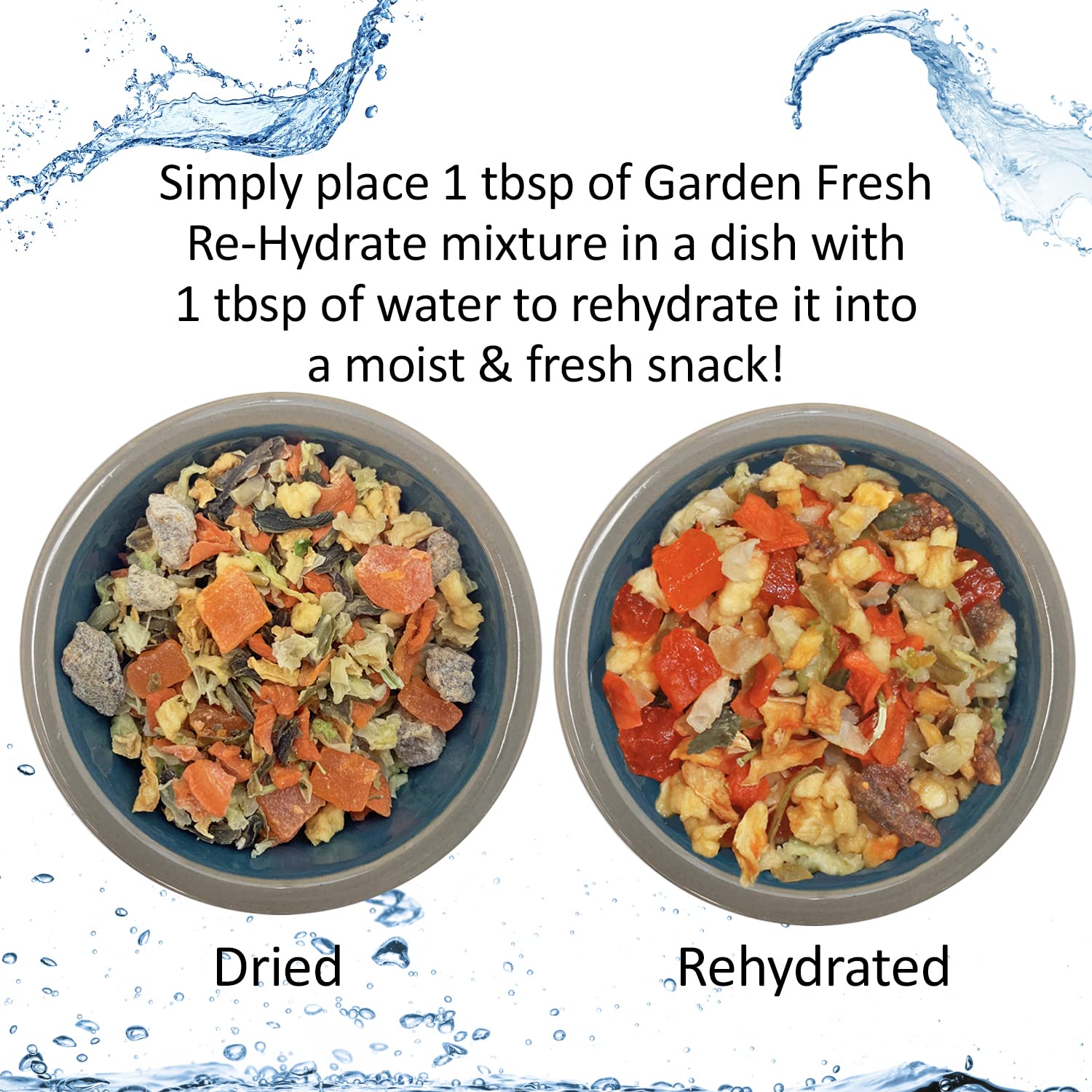 Garden Fresh Re-Hydrate, calcio ligero para apoyo nutricional diario.