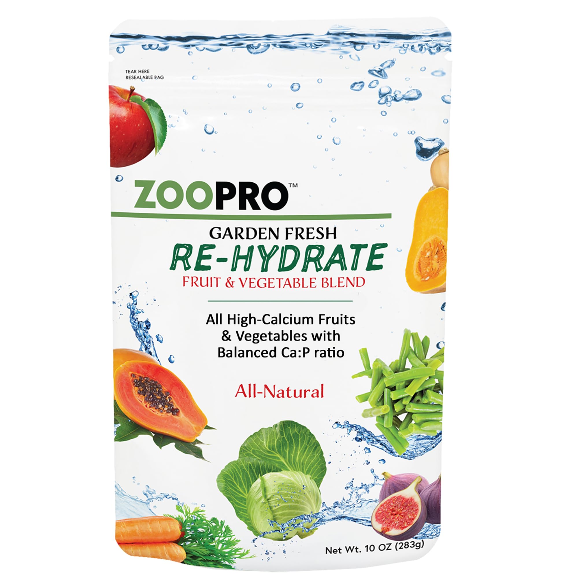Garden Fresh Re-Hydrate de Exotic Nutrition, mezcla de frutas para snack nutritivo.