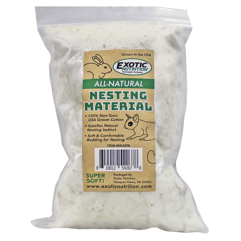 Exotic Nutrition material-nido-natural-algodon-virginia promueve anidamiento cómodo