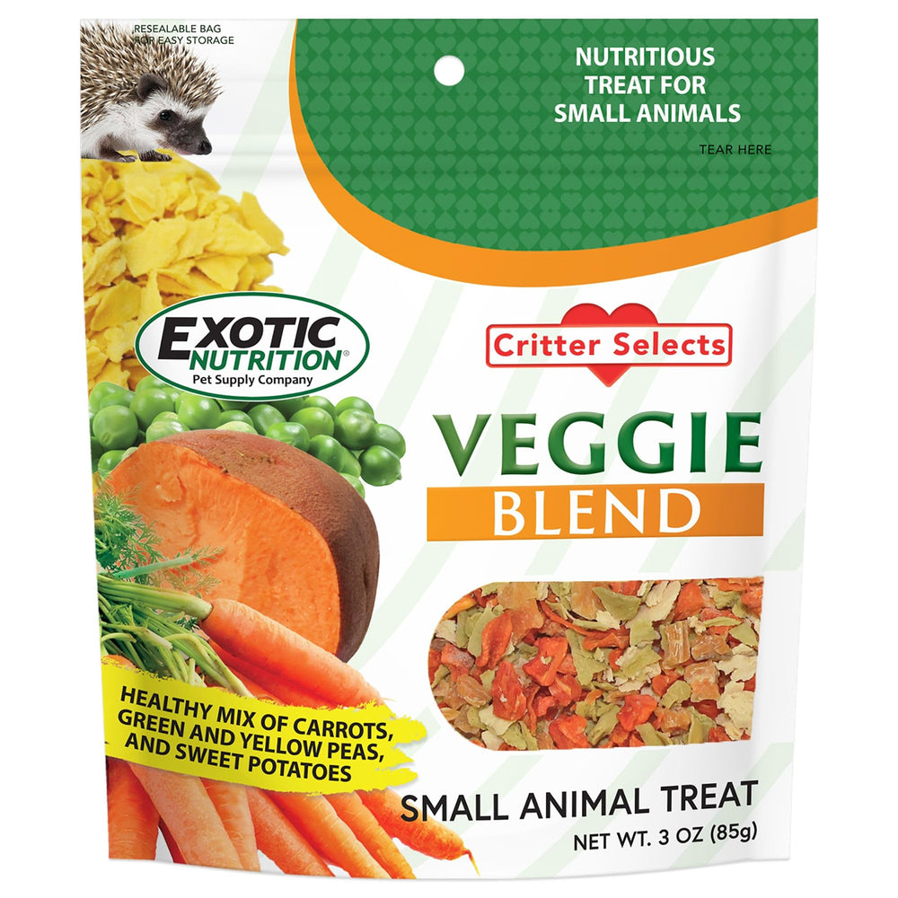 Exotic Nutrition Mezcla de Verduras Secas para forraje y variedad.