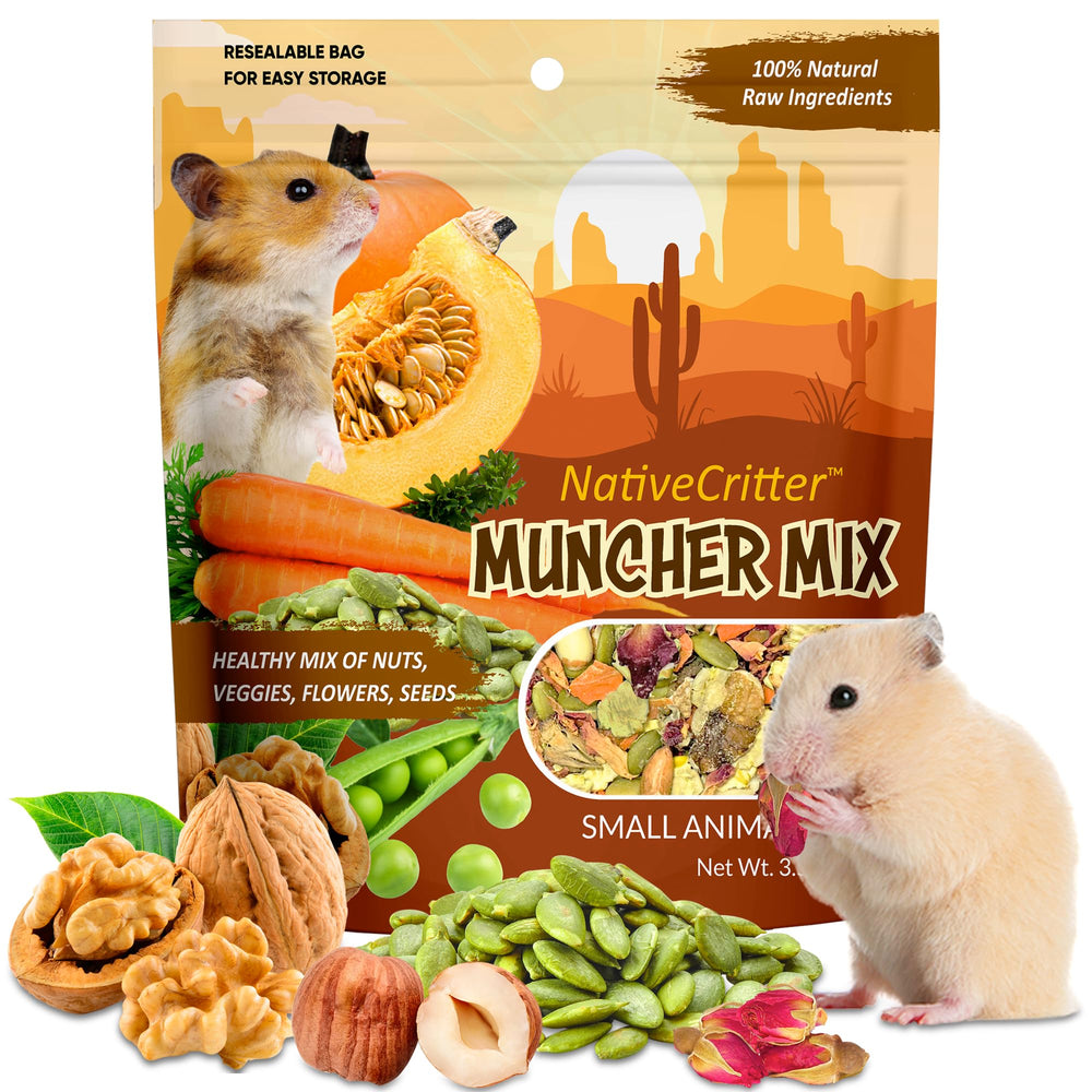 Exotic Nutrition Muncher Mix: zanahorias para aporte de vitamina A y color.
