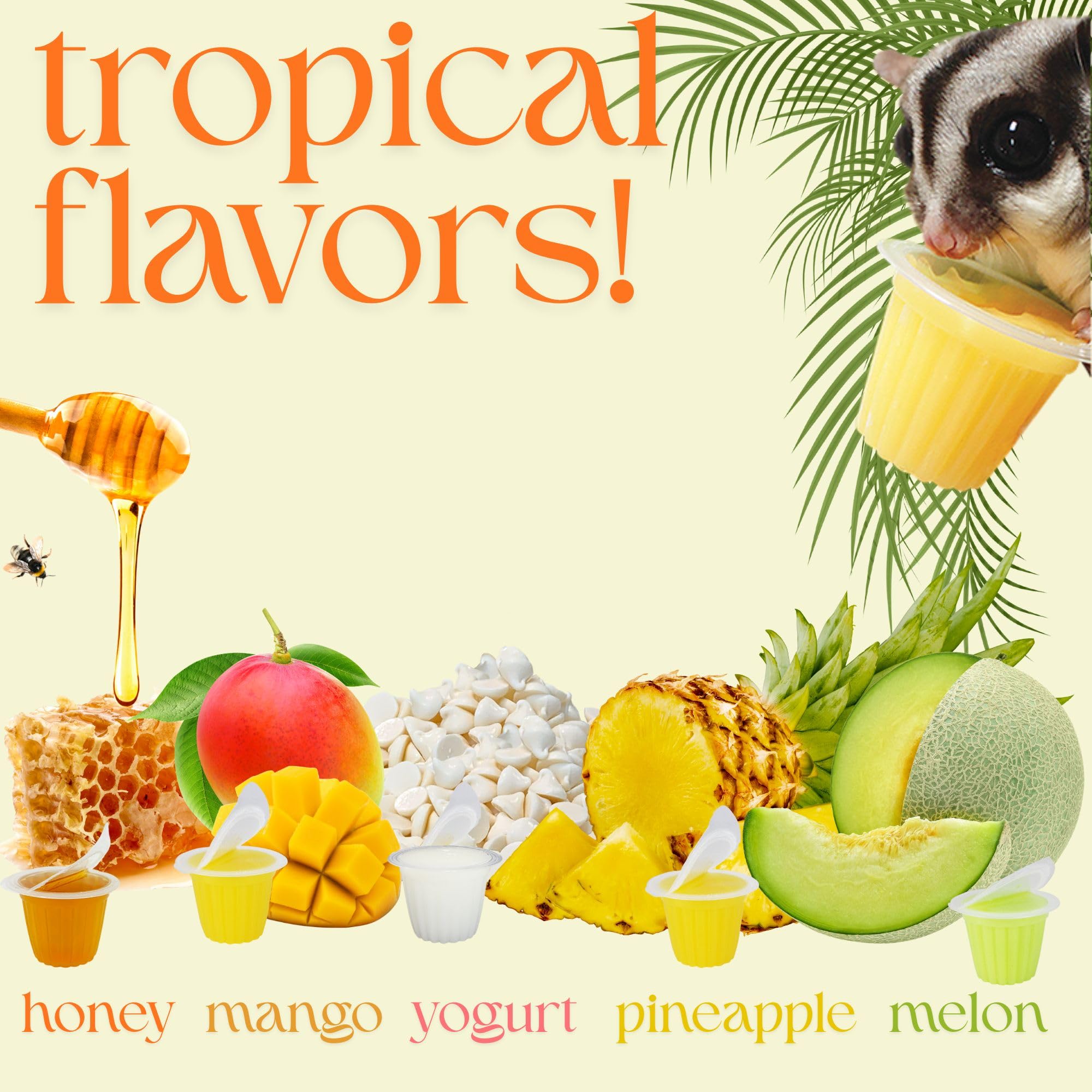Nectar Pods Mango con calcio añadido, snack sabroso para crecimiento y huesos.
