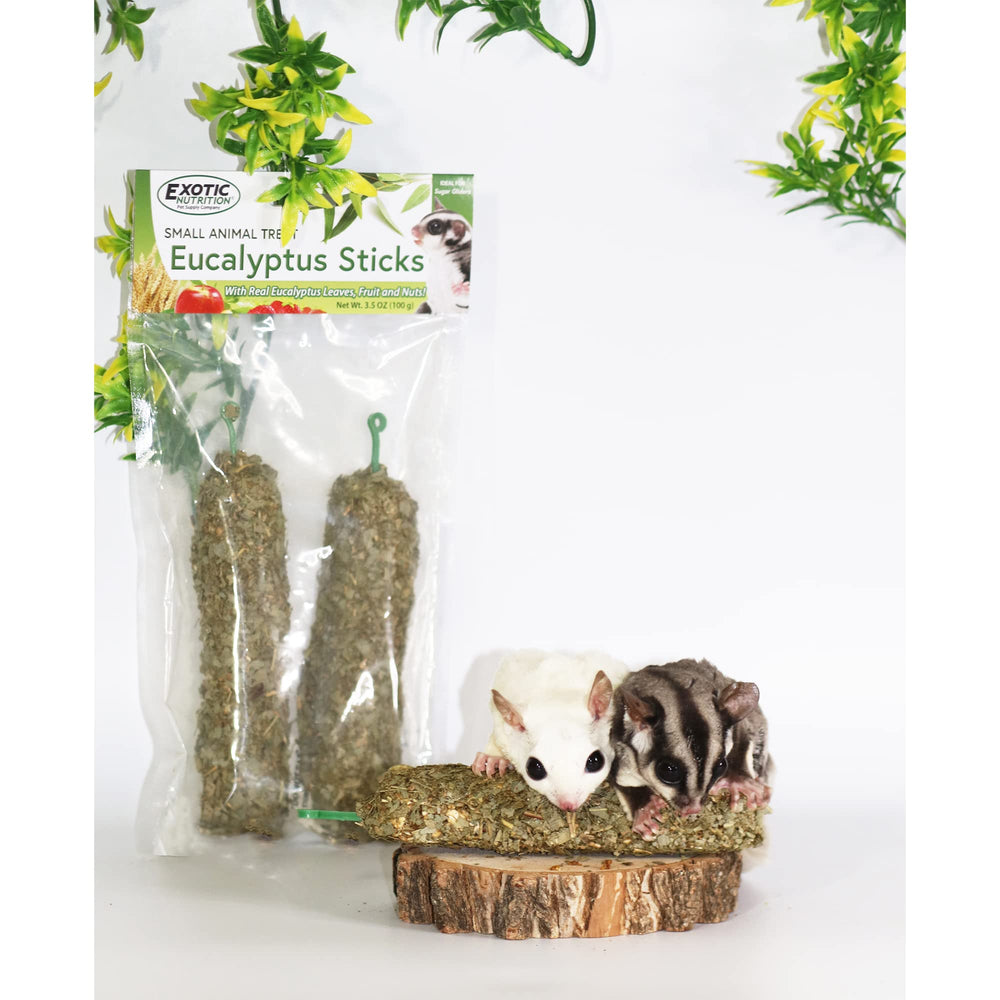 Exotic Nutrition palitos de eucalipto con aroma natural para el hábitat