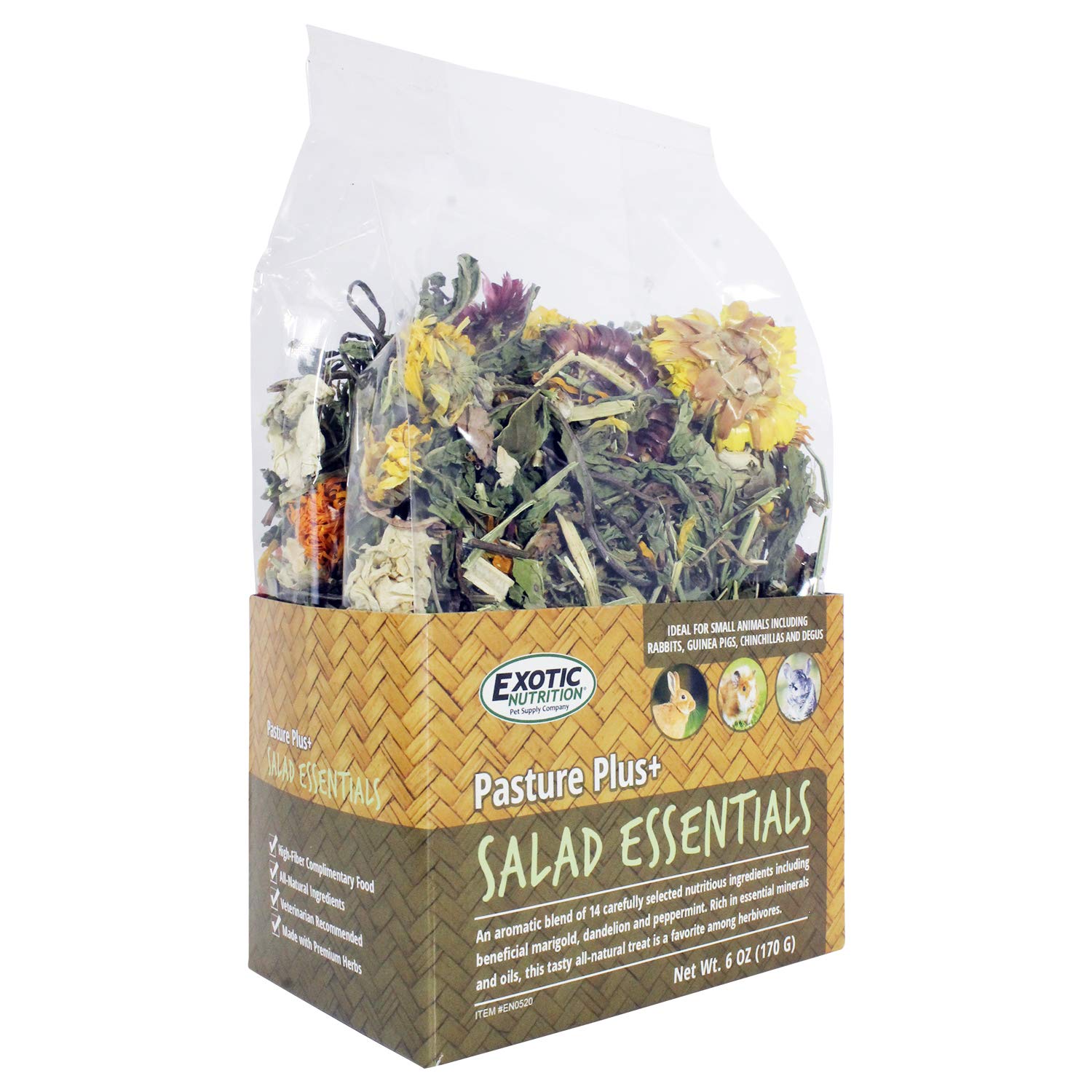 Exotic Nutrition Pasture Plus: flores naturales con fibra para enriquecer la merienda diaria.