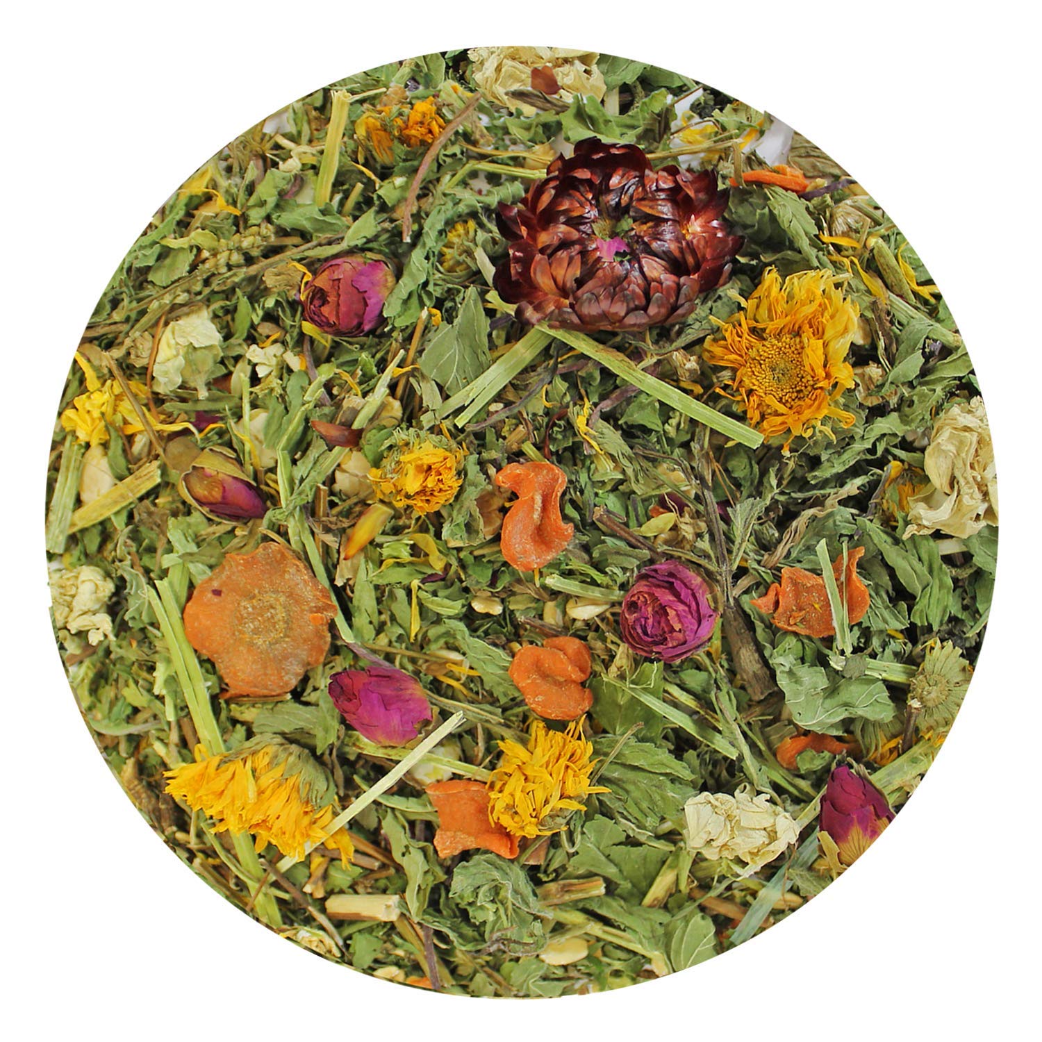 Exotic Nutrition Pasture Plus: mezcla de hierbas deshidratadas para un snack natural.