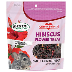 Exotic Nutrition hibisco seco premio para forraje y enriquecimiento