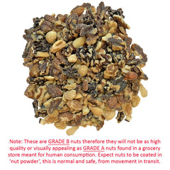 Mano sosteniendo nueces y avellanas de Exotic Nutrition Premium Nut Mix