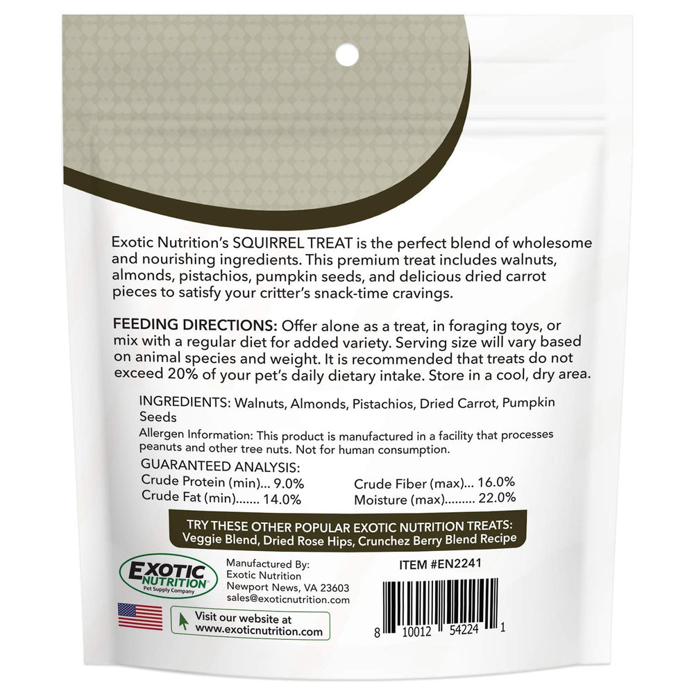 Golosina Exotic Nutrition con pistachos para aporte de fibra y variedad en la dieta
