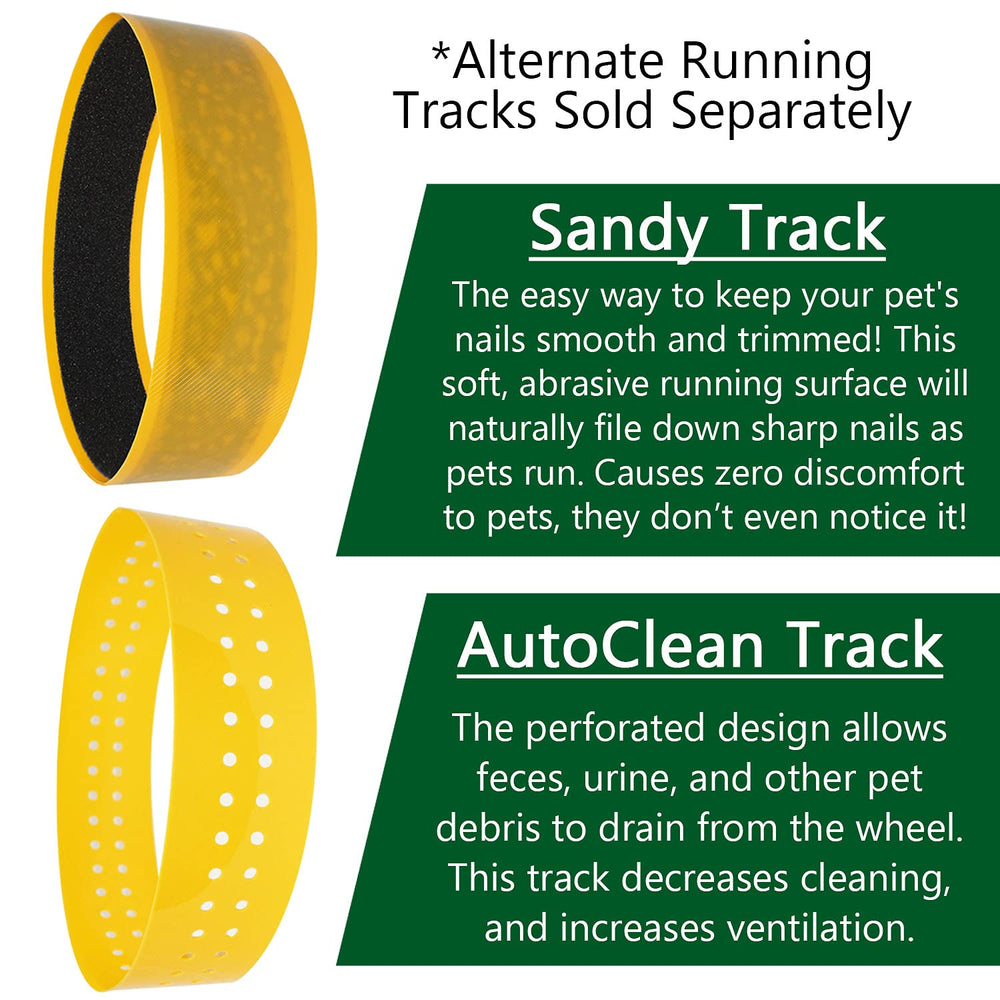 Exotic Nutrition Silent Runner Wheel seguridad y contención dentro de la jaula.