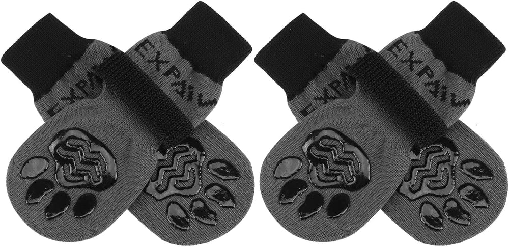 EXPAWLORER calcetines antideslizantes con doble lado grip para mayor tracción.