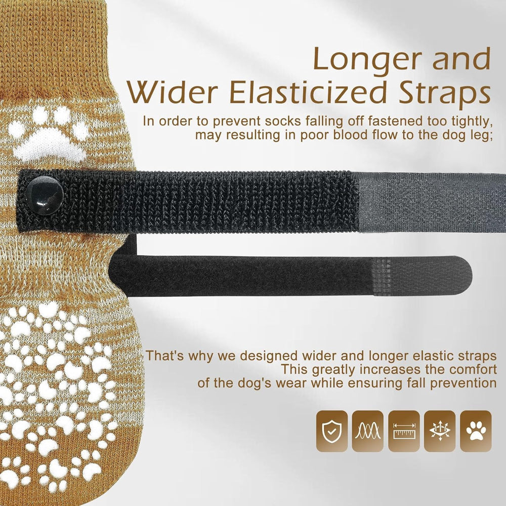 EXPAWLORER calcetines ajustables para perros mayores con ajuste cómodo
