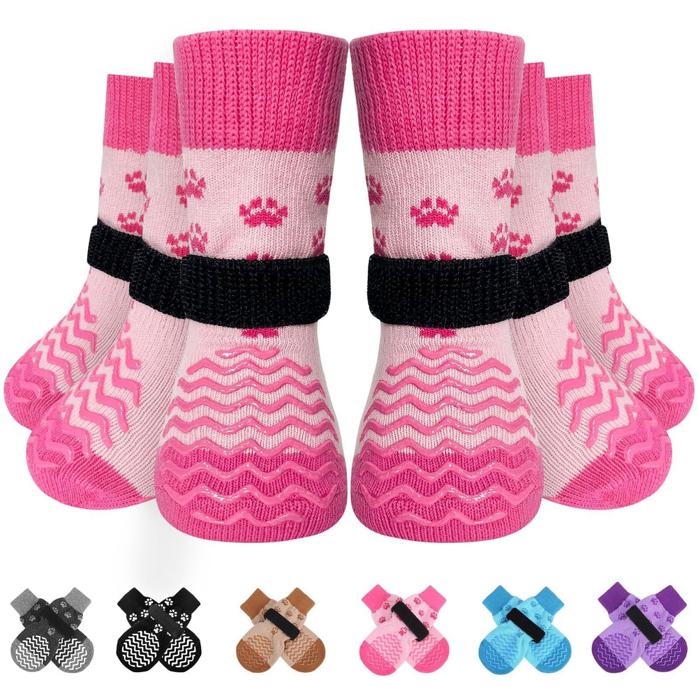 EXPAWLORER calcetines antideslizantes para patas extra pequena ofrecen agarre seguro.