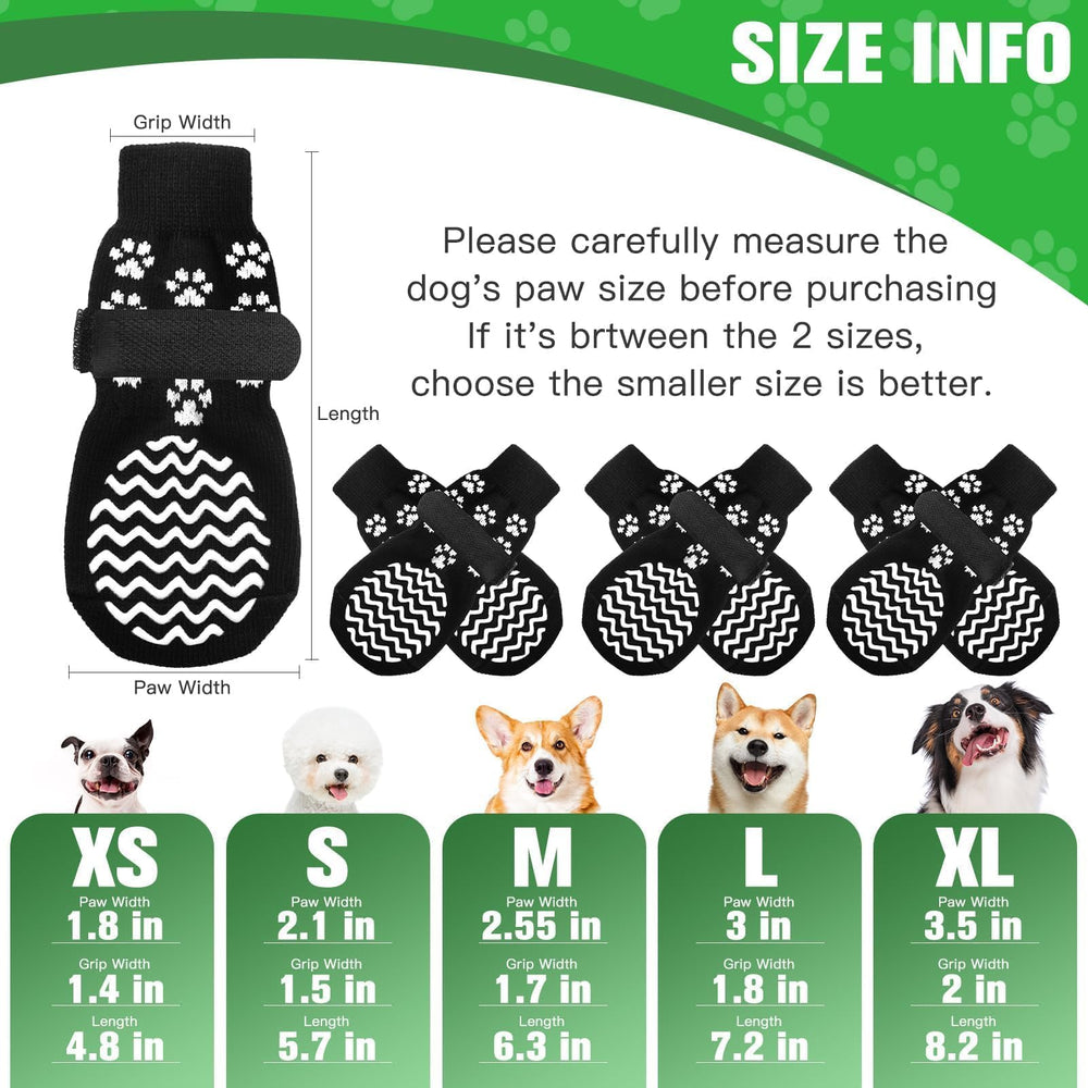 Calcetines EXPAWLORER para perro antideslizantes vistos de trasero, protección de patas.