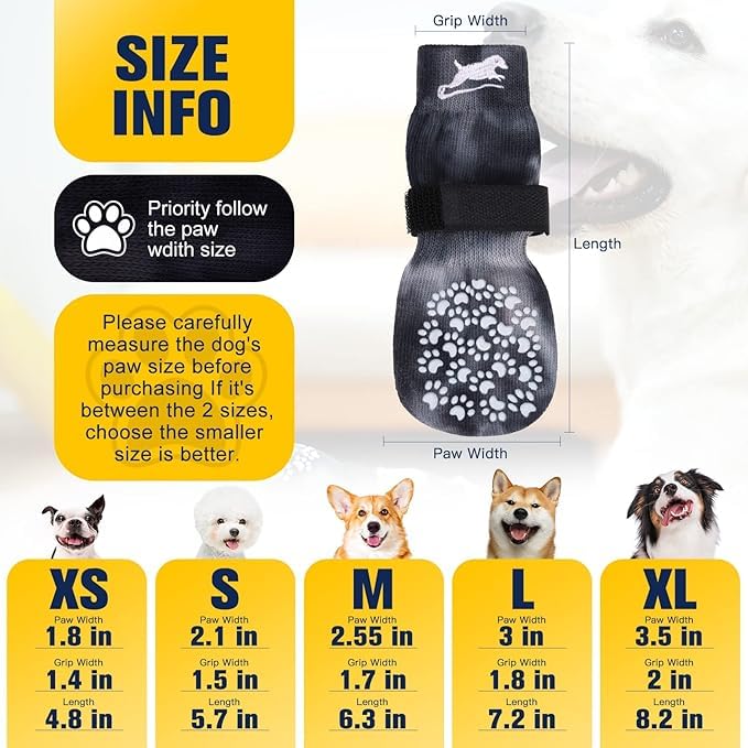 EXPAWLORER calcetines para perro evitan lamido de patas durante paseos