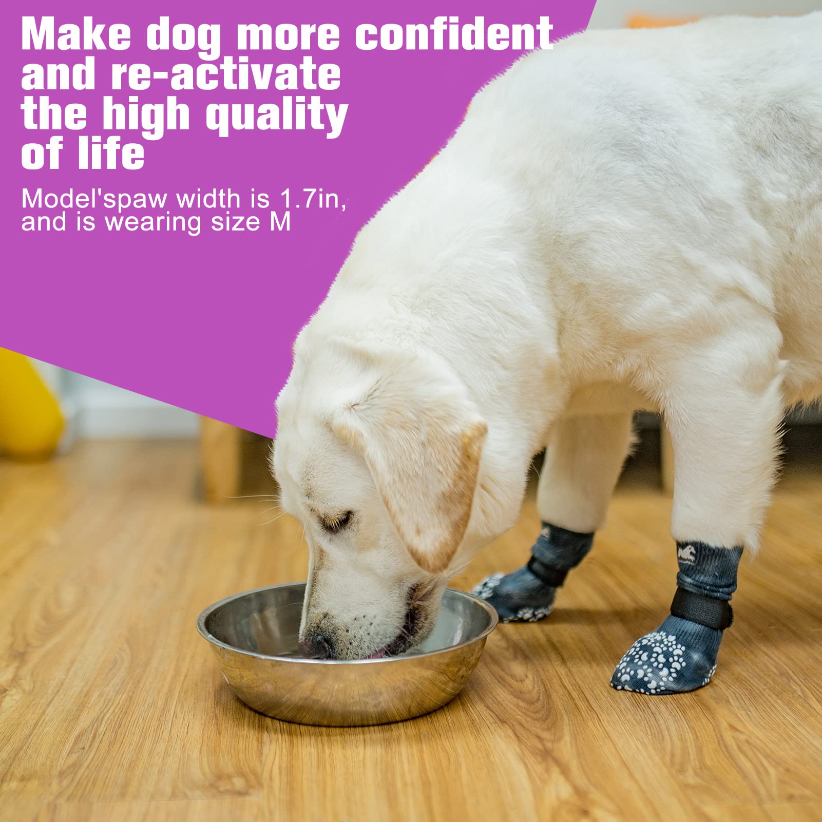 EXPAWLORER calcetines perro material transpirable para paseos confortables