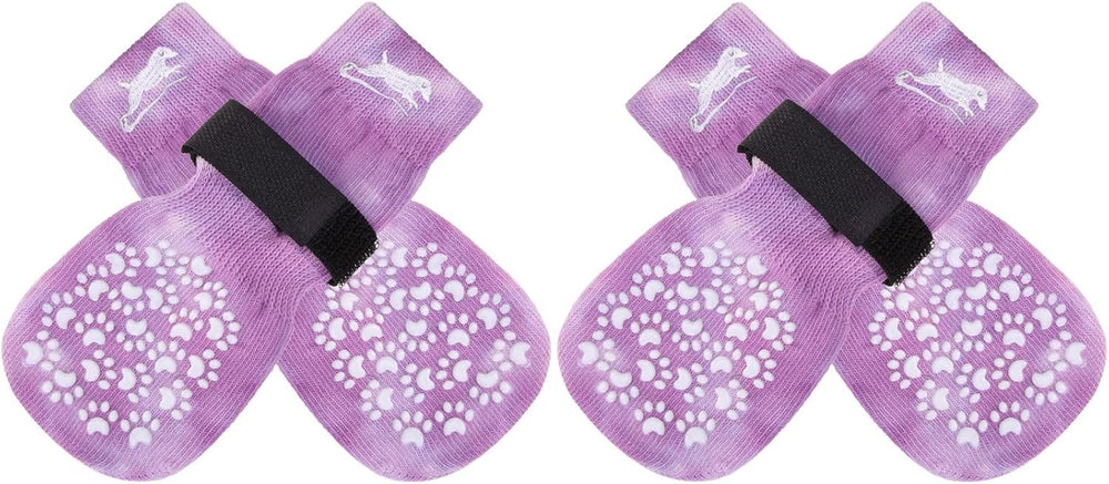 EXPAWLORER calcetines antideslizantes para perros, protegen las patitas y reducen lamidos.