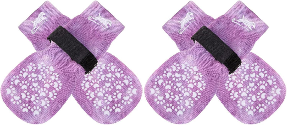EXPAWLORER calcetines antideslizantes para perros, protegen las patitas y reducen lamidos.