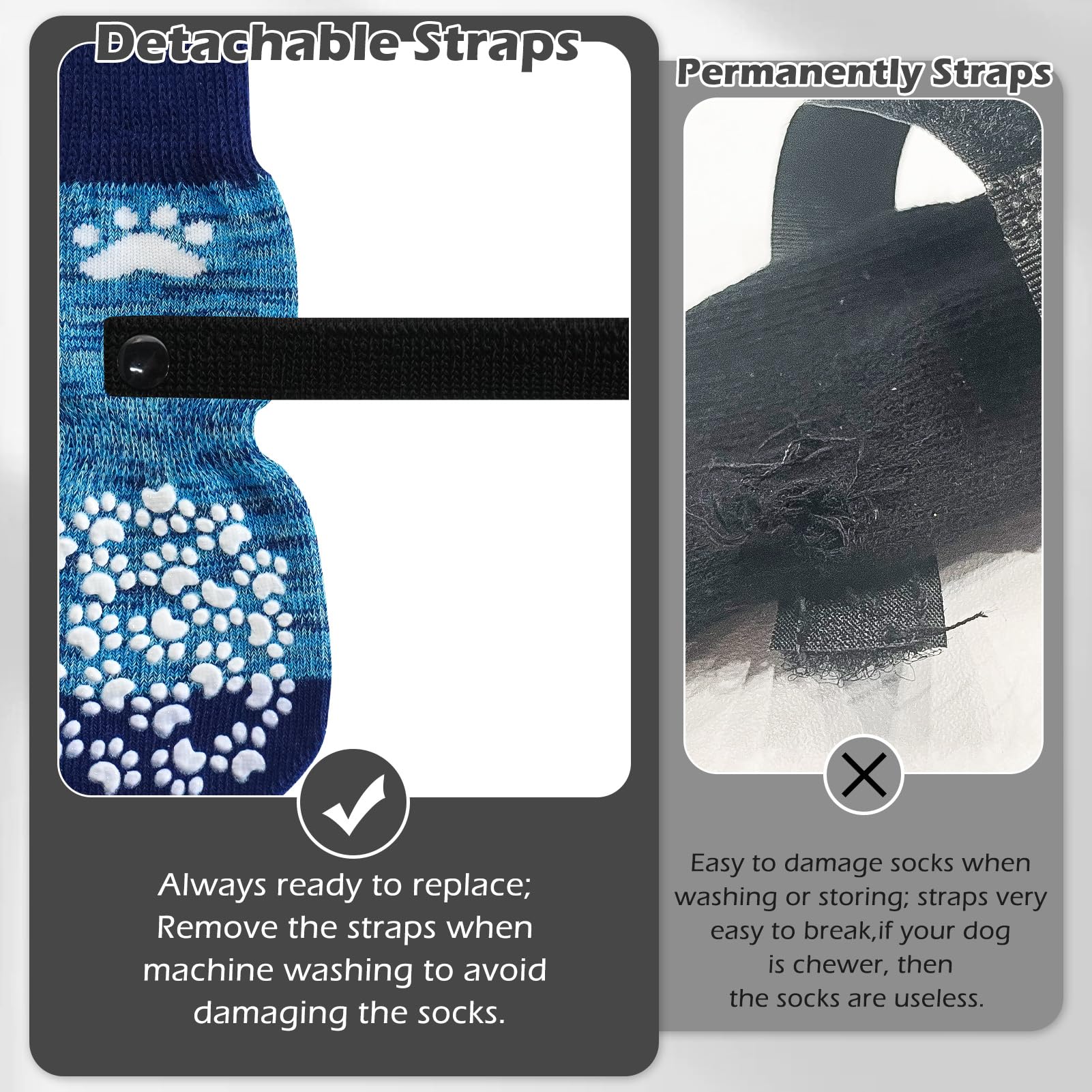 EXPAWLORER chaussettes confortables, textile respirant pour tous les chiens.