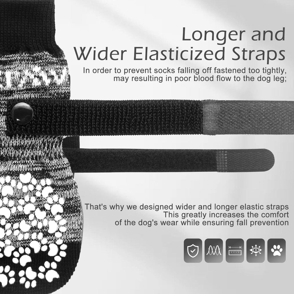 EXPAWLORER chaussettes douces pour chien protègent les pattes pendant les sorties.