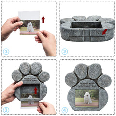 EXPAWLORER piedra conmemorativa de resina: aspecto real y duradero.