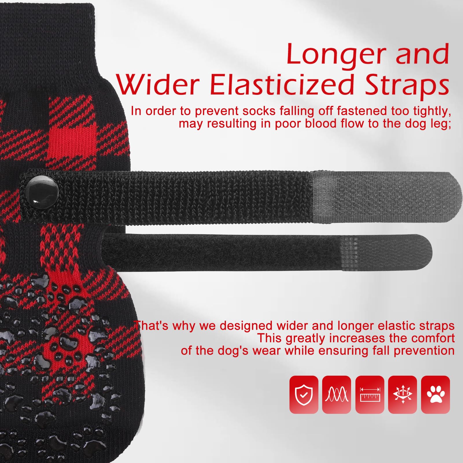EXPAWLORER tejido elastico confortable para caminar dentro de casa.