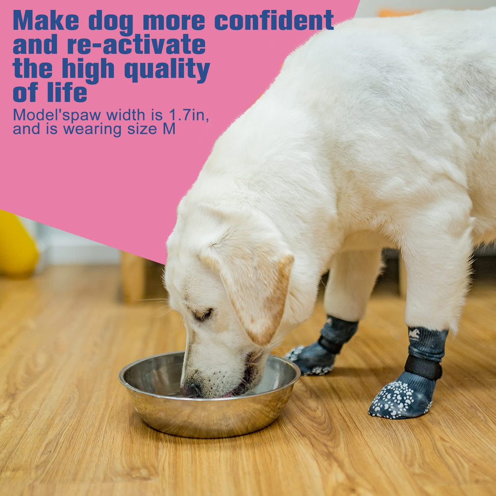 EXPAWLORER zapatos para perros protegen suelos de madera
