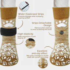 EXPAWLORER zapatos para perros en suelos duros, protegen patas de superficies abrasivas.