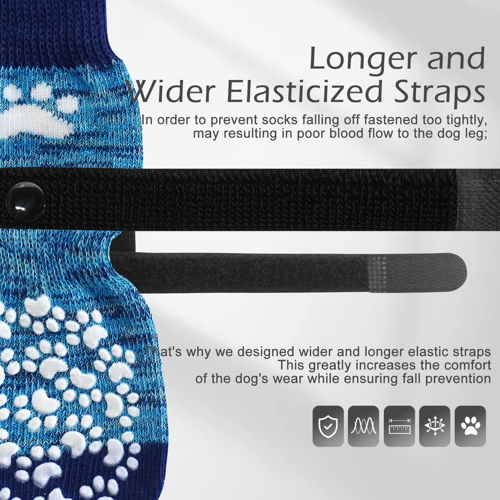 EXPAWLORER systeme de sangle elastique amovible, evite le decollement.