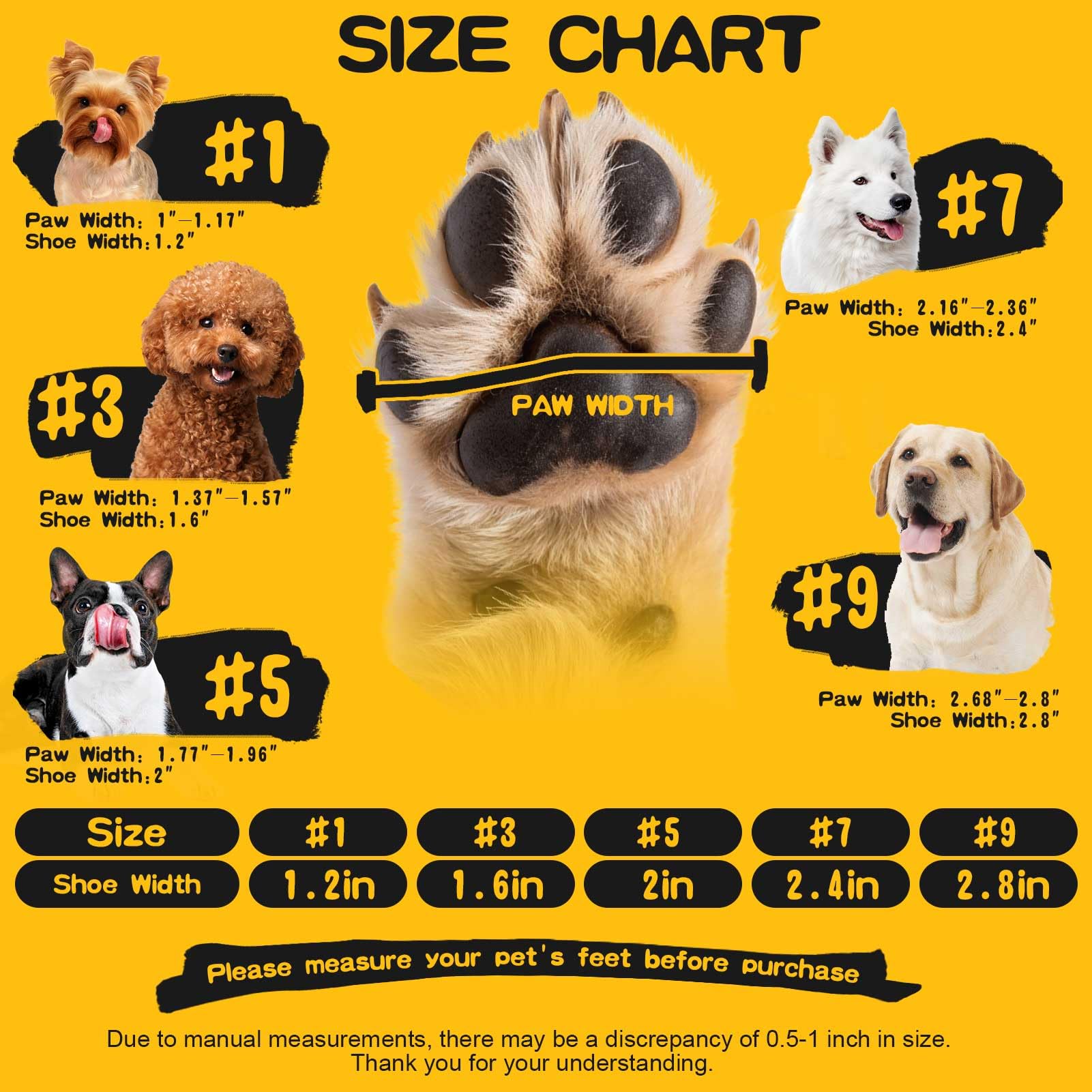 EXPAWLORER Zapatos para perro antideslizantes mejoran la tracción en superficies mojadas