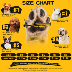 EXPAWLORER Zapatos para perro con suela de goma antideslizante