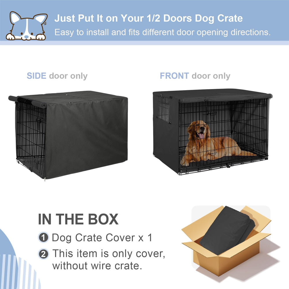 Explore Land cobertor de jaula para perros, ventana de malla, ventilación ajustable